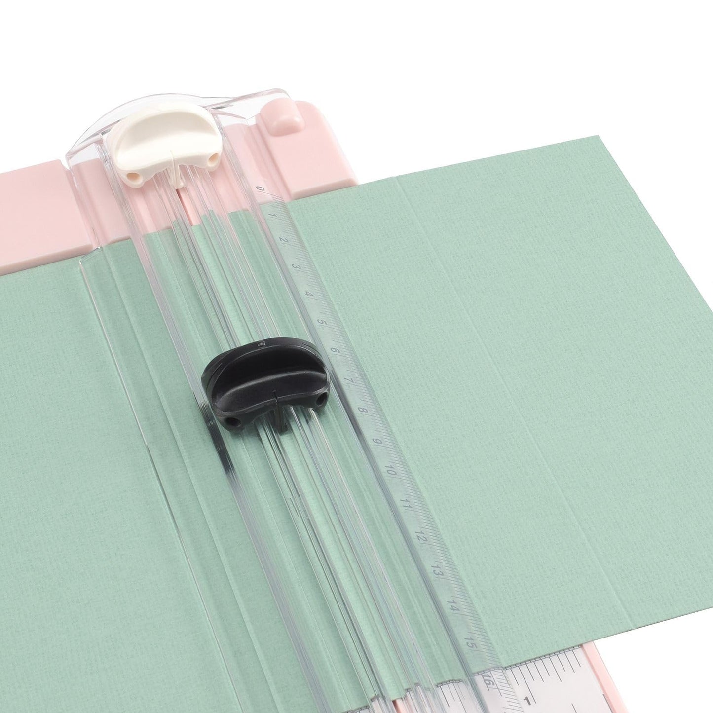 Vaessen Creative 2207-110 Paper Cutter for Cutting and Folding Straight Lines on A3, A4 and Smaller Paper Sizes, Pink, for Scrapbooking and Card Making, 6" x 12"