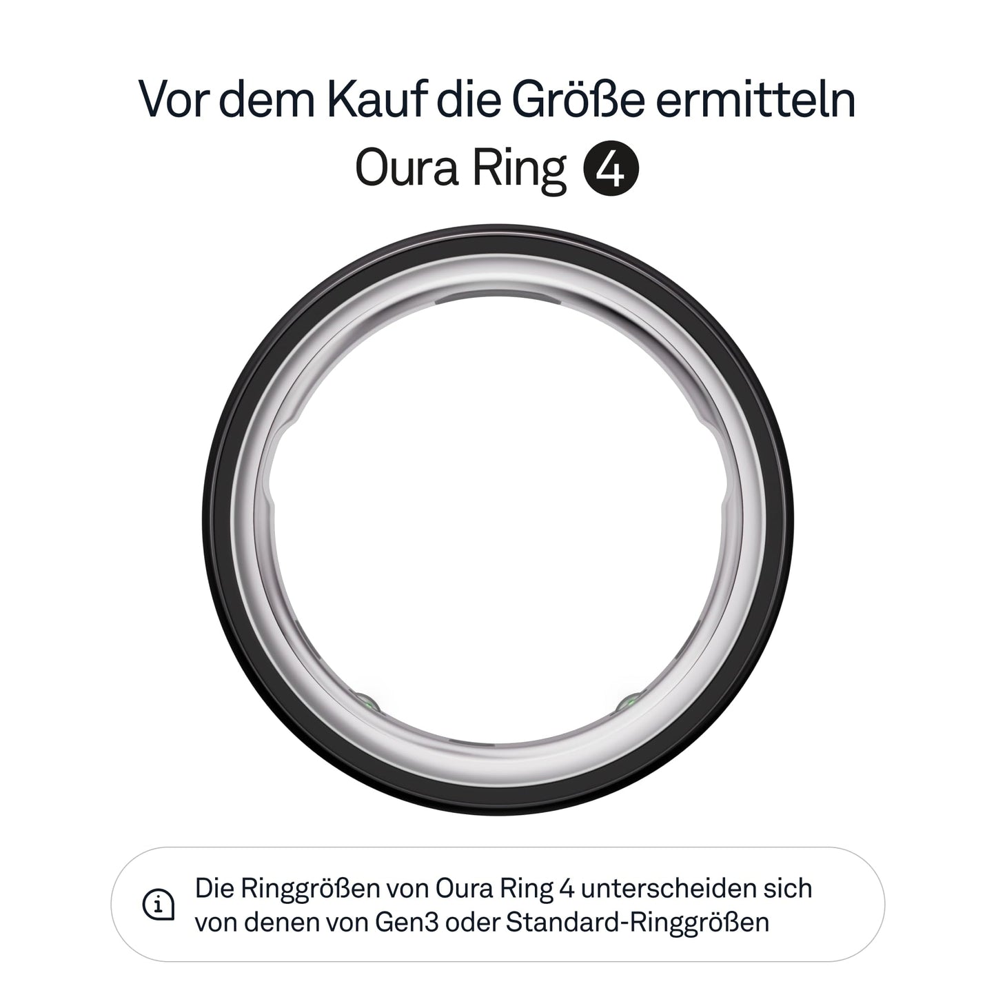 Oura Ring 4 - Black - Size 10 - Smart Ring | First measure with Oura Ring 4 Sizing Kit | Sleep Tracking Wearable - Heart Rate - Fitness Tracker - Up to 8 days battery life - JZ90-54144-10