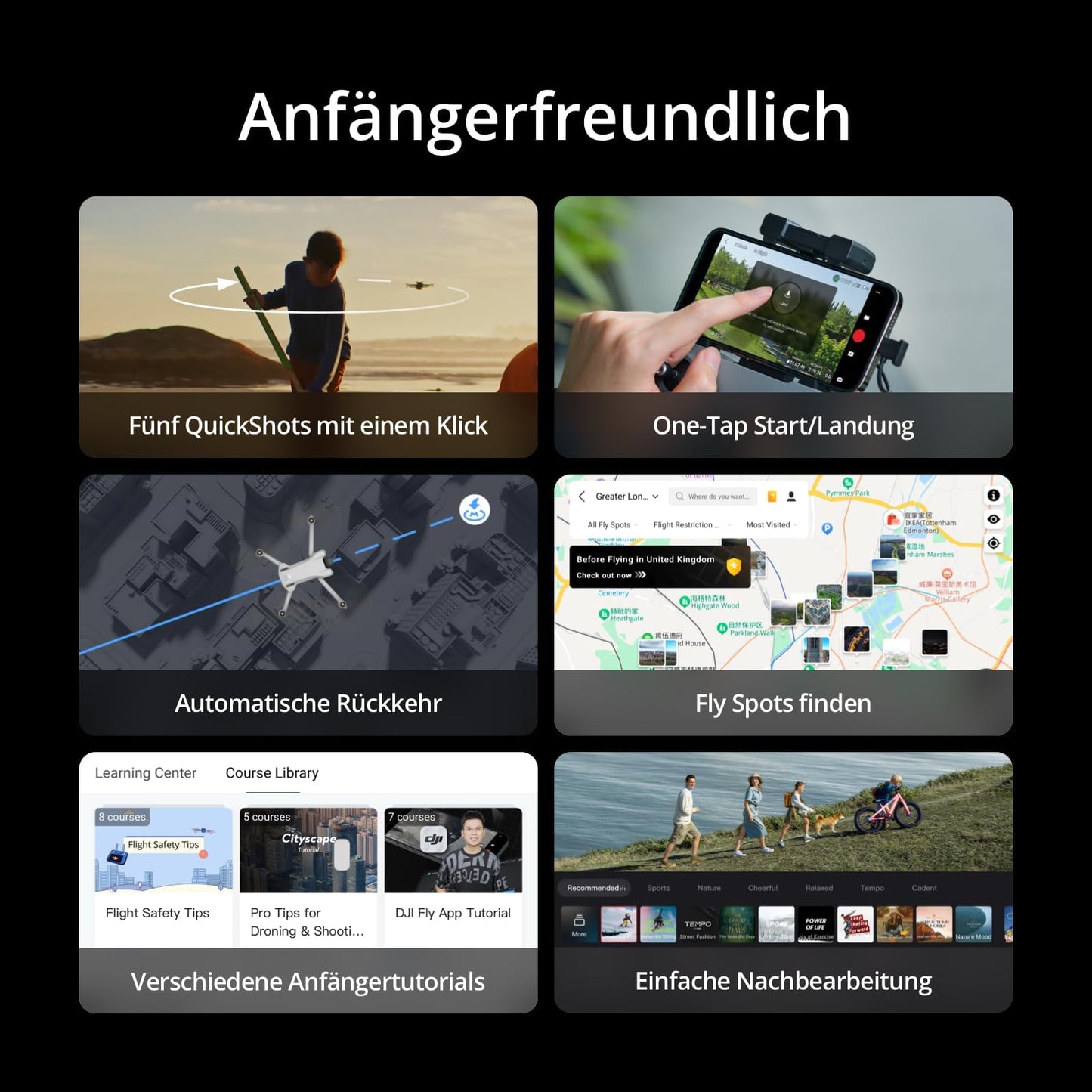 DJI Mini 3 Drohne – Ultraleichte Faltbare 4K HDR Video - 6941565979605