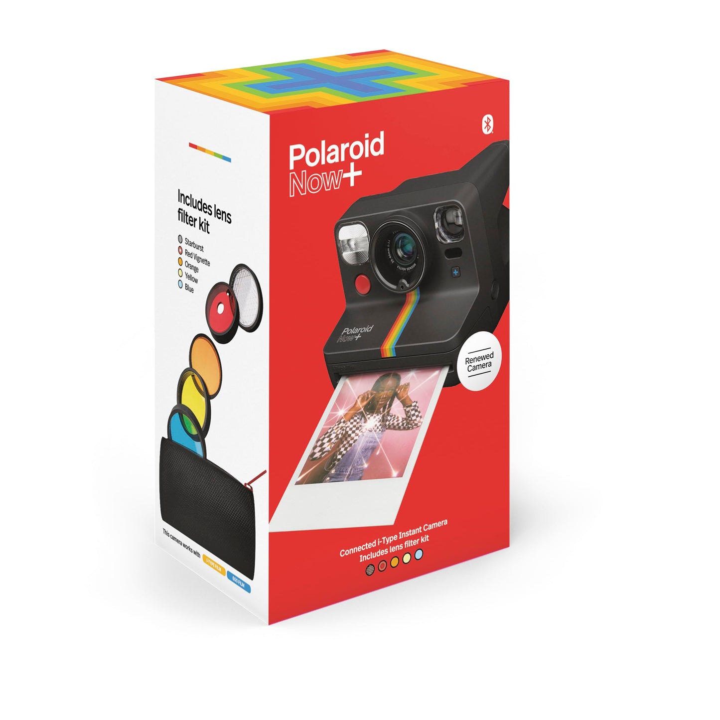 Polaroid Now+ I-Type Instant Camera Refurbished Black (9124)