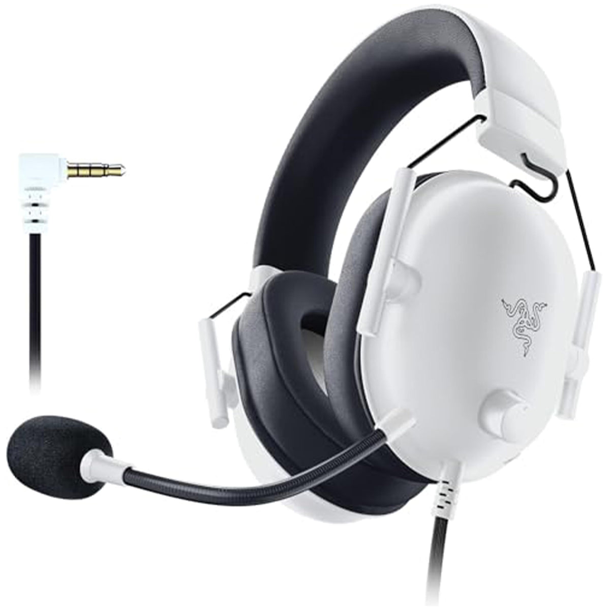 Razer BlackShark V2 X - Multi-platform wired esports headset (Triforce 50mm drivers, advanced passive noise cancellation, 7.1 surround sound, Hyperclear cardioid mic) White - RZ04-03240700-R3M1