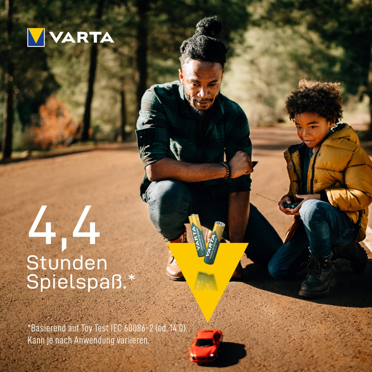 VARTA AAA batteries, rechargeable, 16 pieces, battery, power on demand, 1000 mAh Ni-MH, pre-charged, ready for immediate use [Exclusive to Amazon] - 5703311316