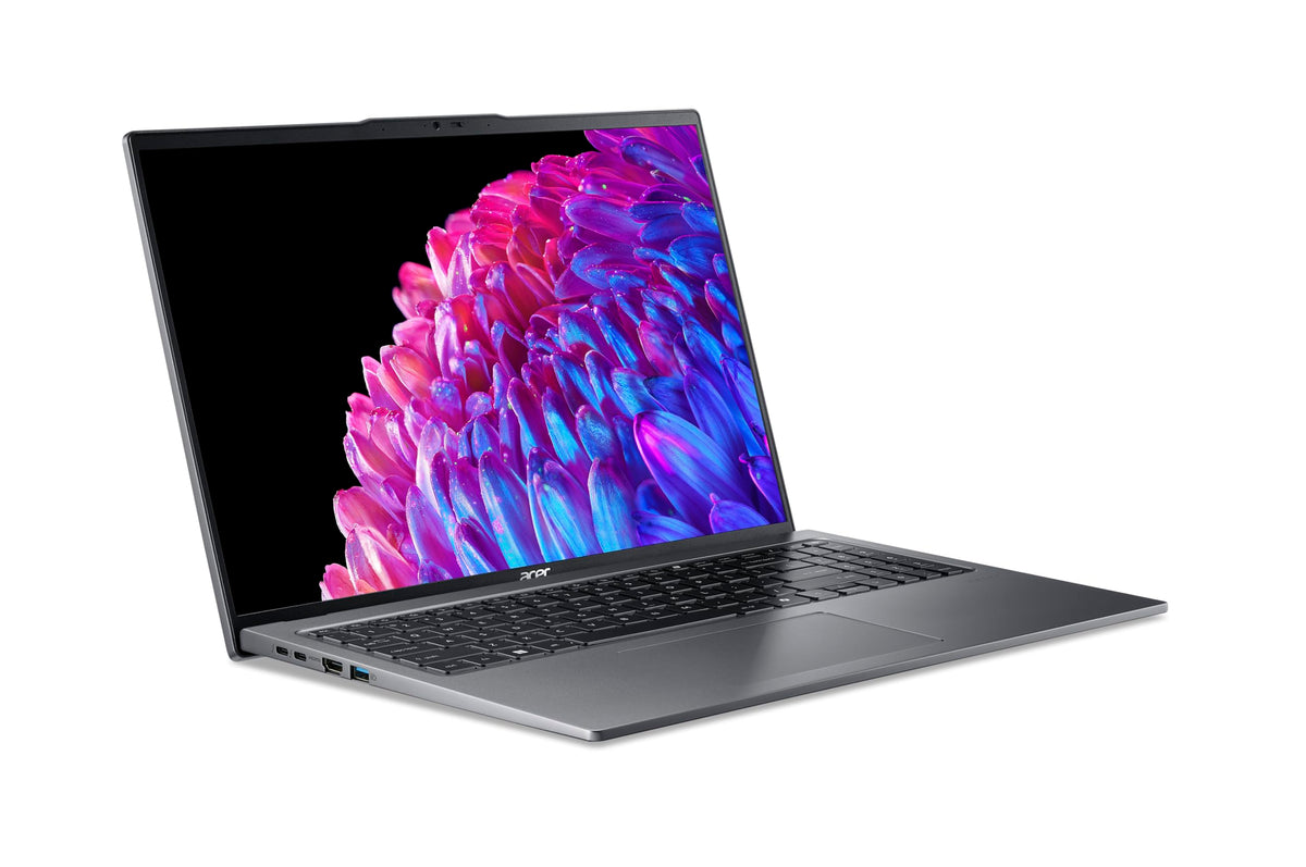 Acer Swift Go 16 SFG16-72-561M Ultraptop Copilot 16 Zoll WQXGA IPS 60Hz (Intel Core Ultra 5 125U, 16 GB RAM, 512 GB SSD, Intel Graphics, Windows 11) Grau, Metal-Finish