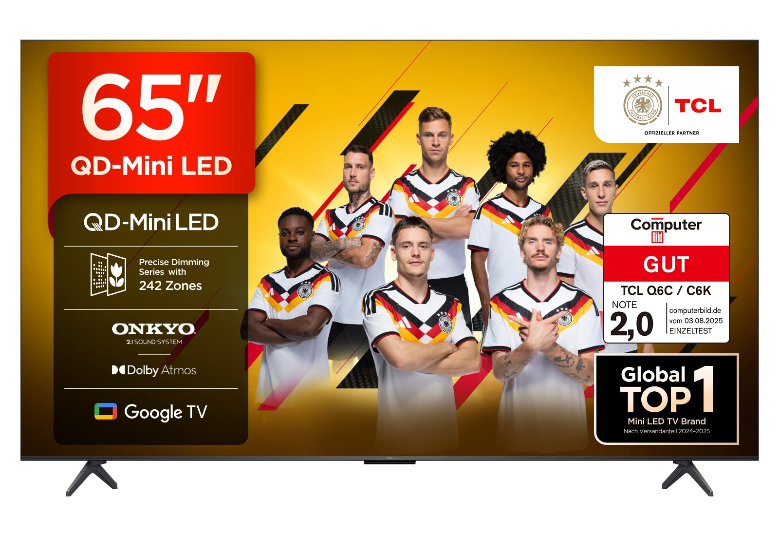 TCL 65Q6C 65" QLED Mini LED Телевизор