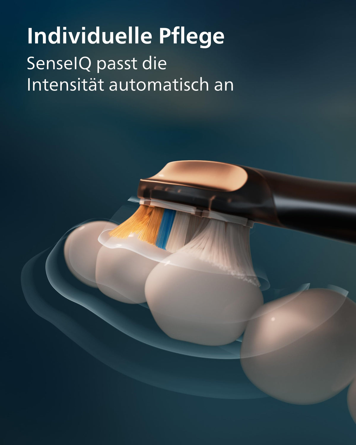 Philips Sonicare Next-Generation DiamondClean 9900 Prestige periuță de dinți electrică - feedback inteligent pentru acoperirea periajului, control inteligent al presiunii, 24 de setări, negru cu quartz, HX9813/92