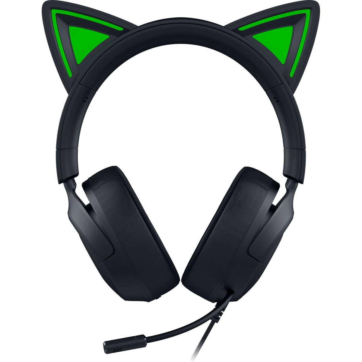 Razer Kraken Kitty V3 X - Wired Kitty Headset for Gaming - Iconic Kitty Ears - Weighs 270g - HyperClear Cardioid Microphone - Triforce 40mm Drivers - 3.5mm Jack | Black - RZ04-05350200-R3M1