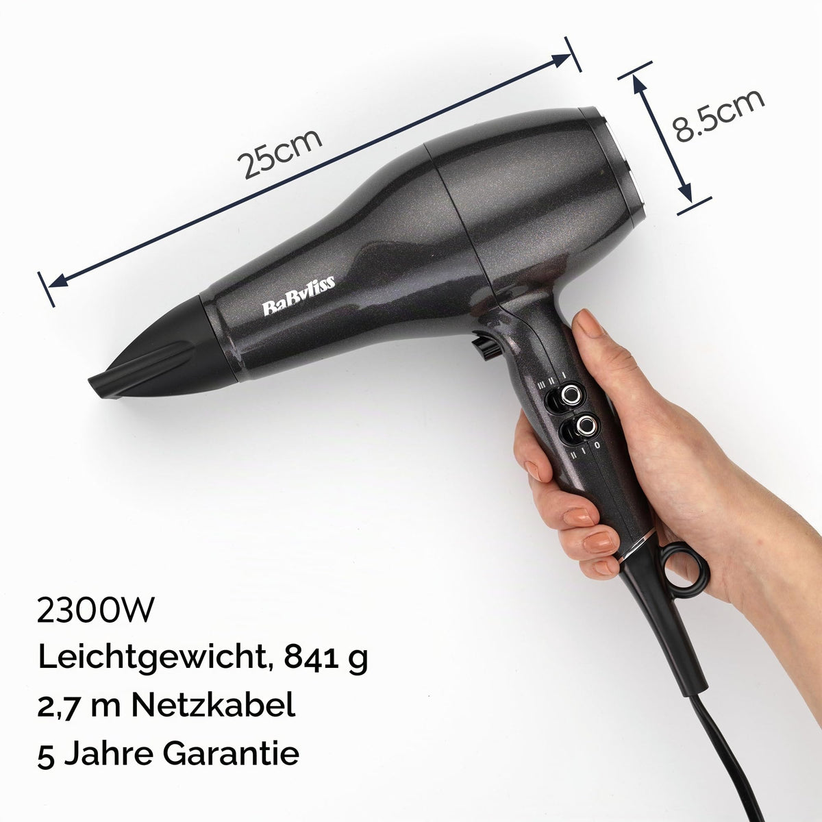 BaByliss Pro Power 2300 Haartrockner, UK - 6490DU
