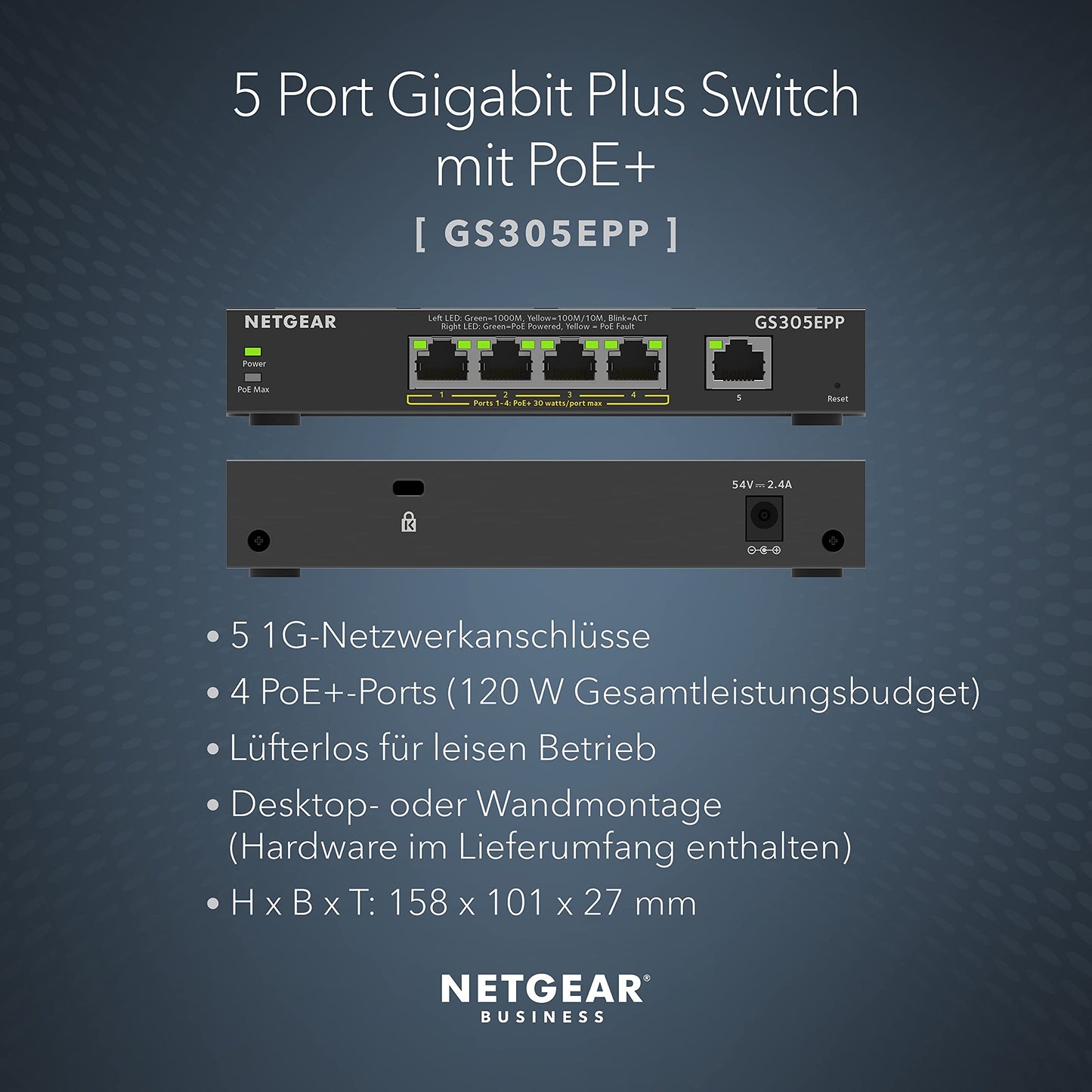 NETGEAR GS305EPP (GS305EPP-100PES)