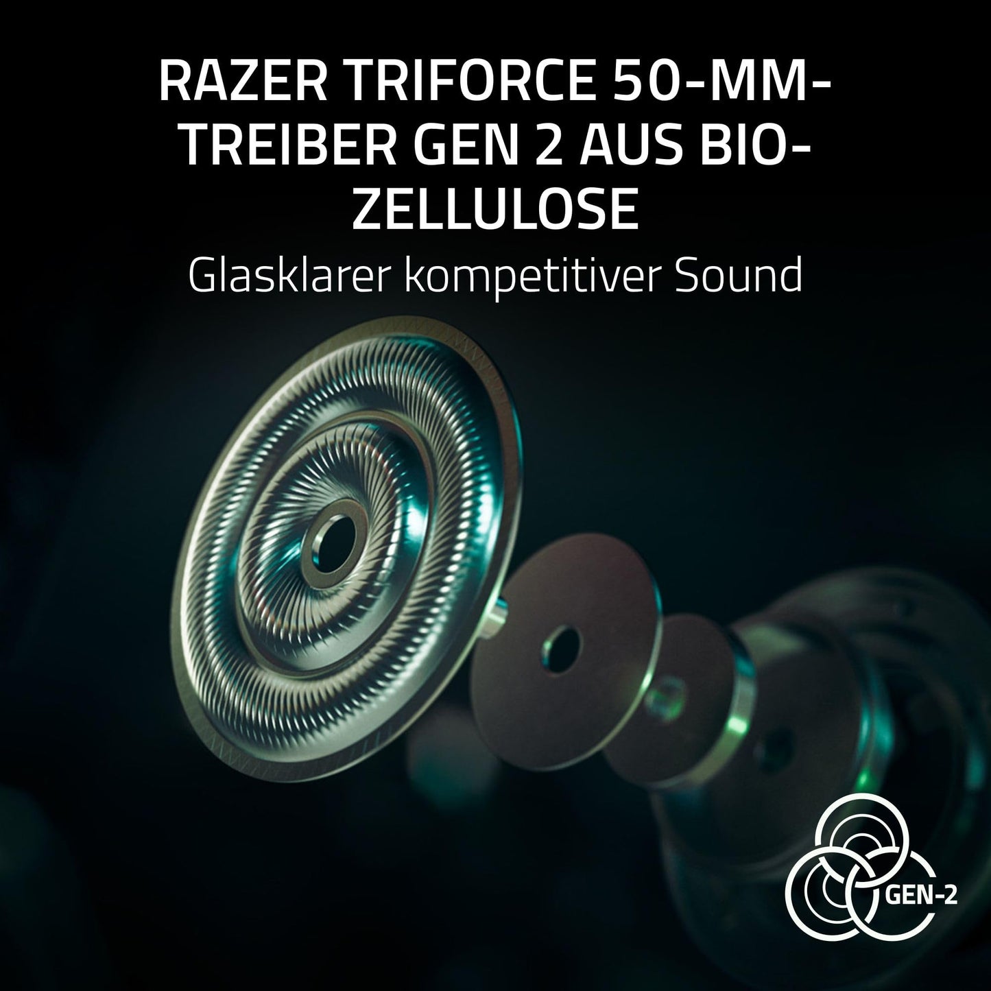 Razer BlackShark V3 Pro for Playstation - Wireless e-sports headset with active noise cancellation (ANC) - Triforce 50mm driver - HyperSpeed 2.4 GHz - THX Spatial Audio - PS5/PC | White - RZ04-05400600-R3G1