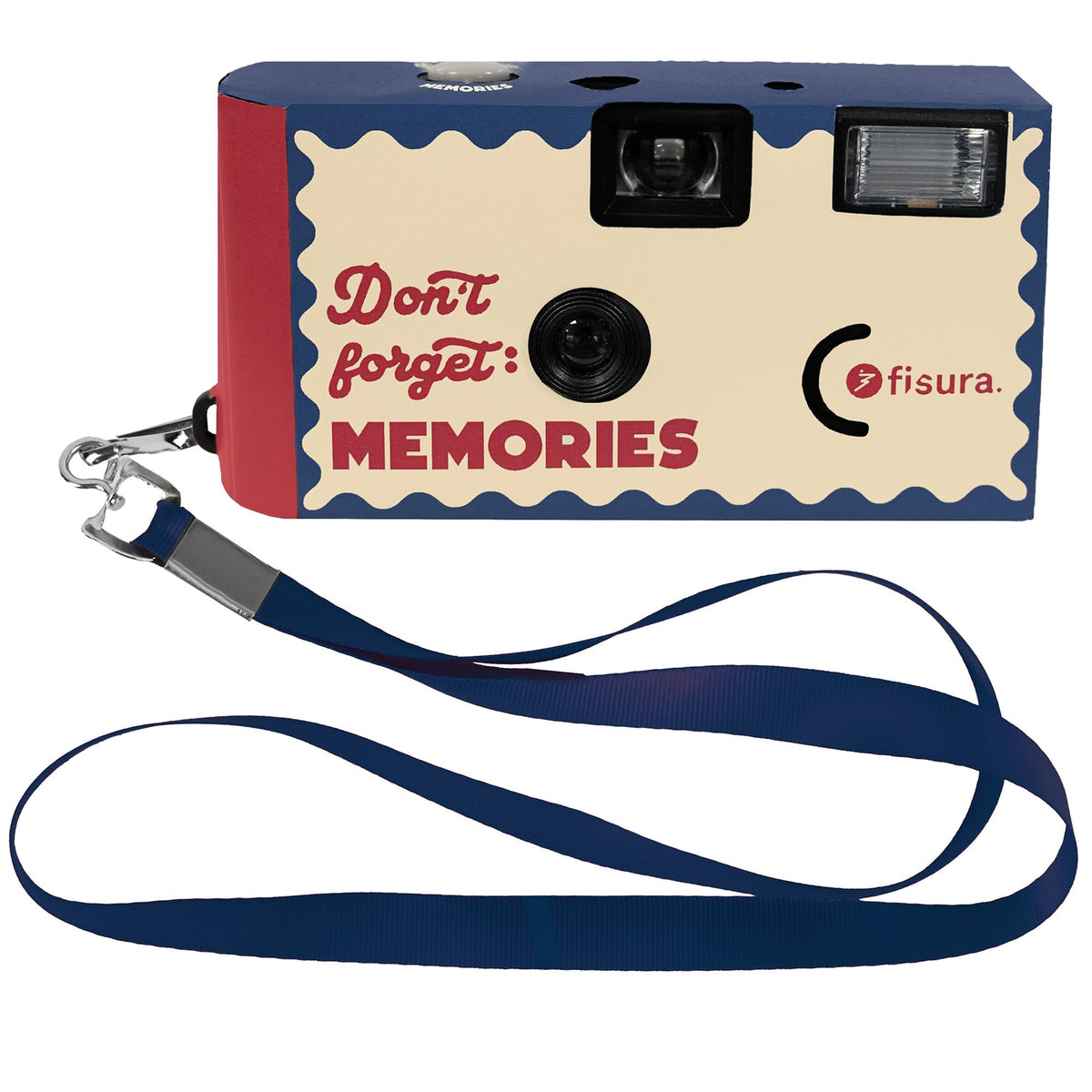 Fisura disposable camera (Don't Forget, blue and beige) - HGI2621553
