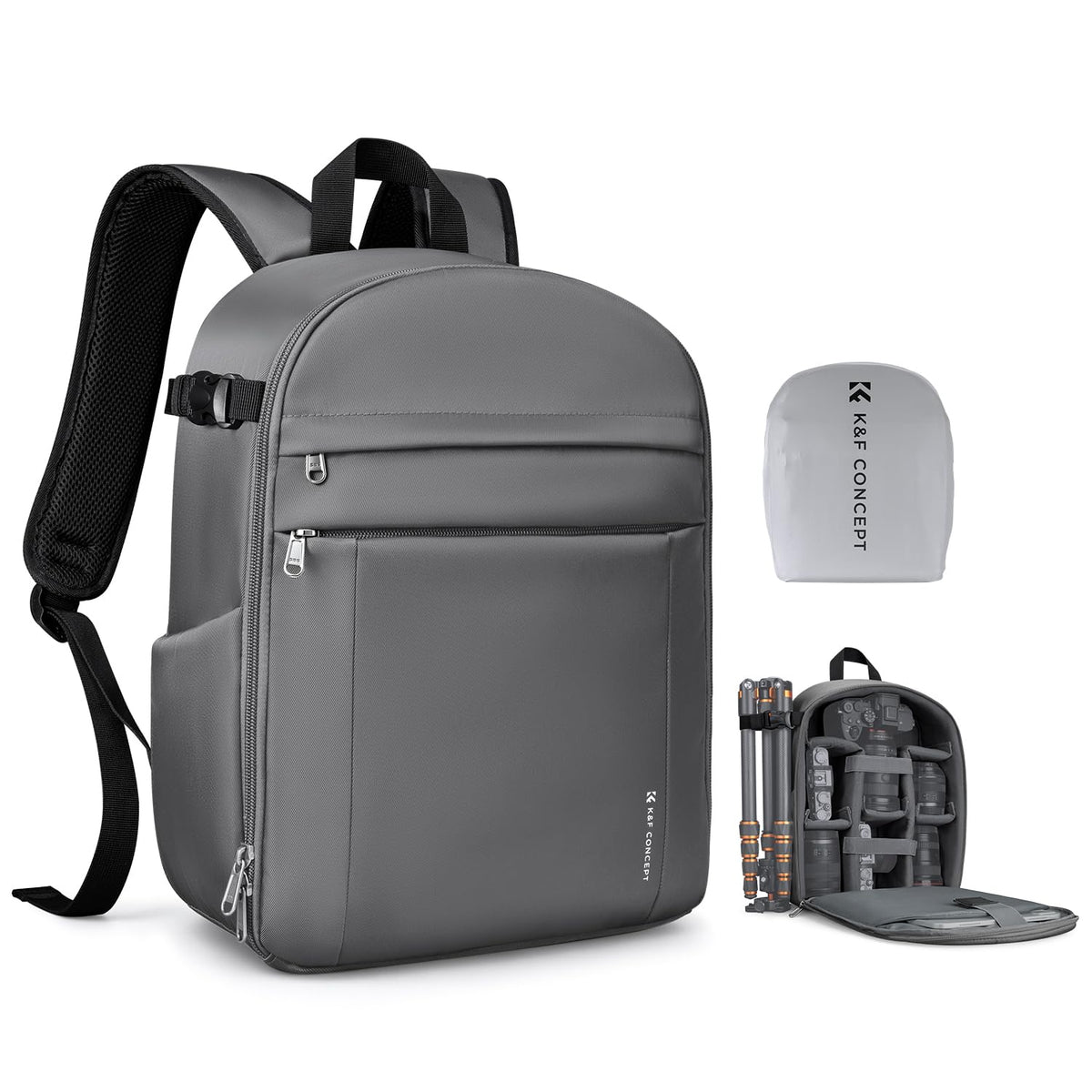 K&F CONCEPT Rucsac pentru cameră Rucsac foto Compact & Ușor cu protecție împotriva ploii - KF13.223V7