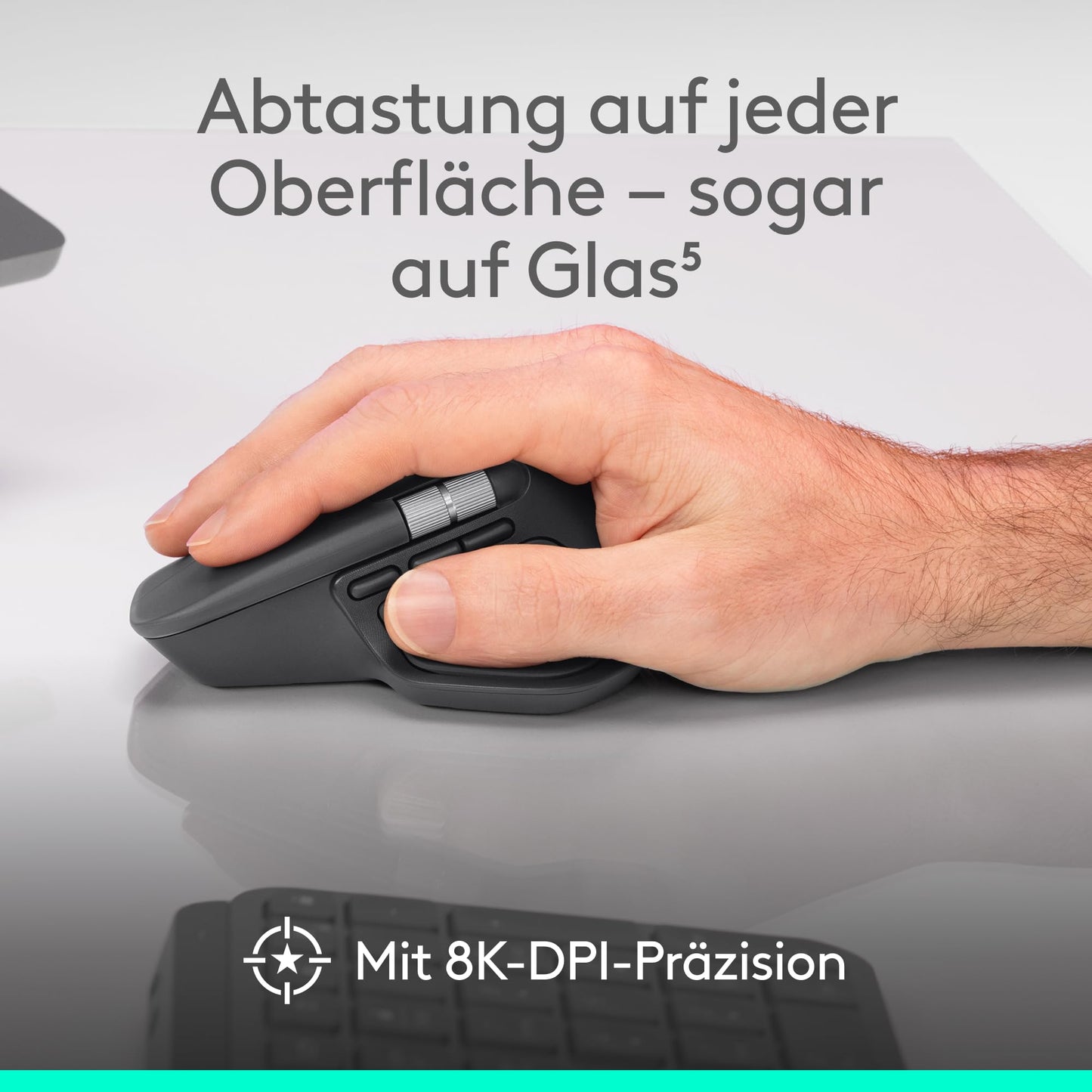 Logitech MX Master 4, ergonomische kabellose Maus mit fortschrittlichem,