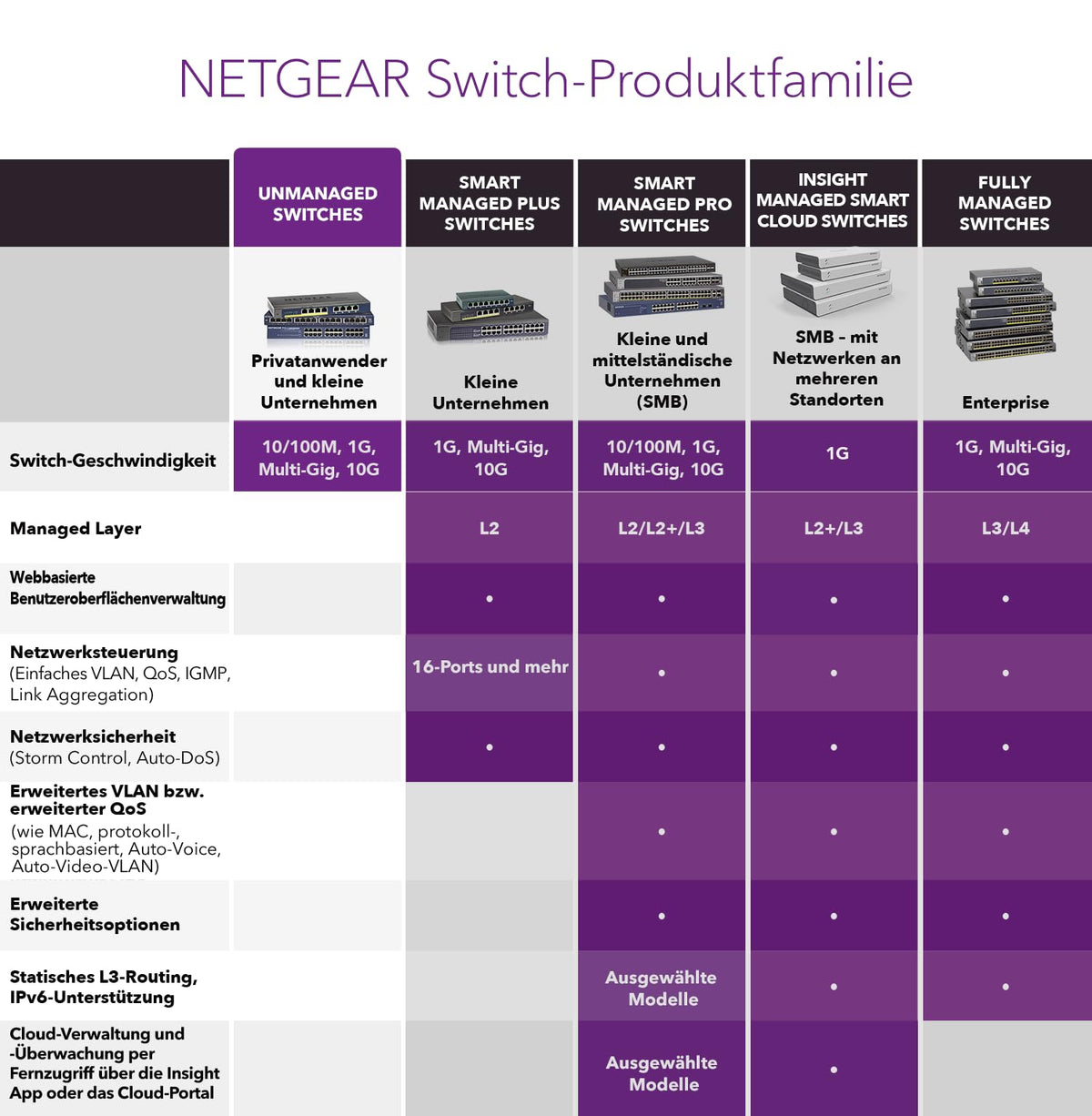 Netgear GS516PP Switch LAN Gigabit cu 16 porturi PoE (16x PoE+ 260W, Switch de rețea Plug-and-Play, montare pe birou sau în rack de 19 inch, garanție pe viață ProSAFE) - GS516PP-100EUS