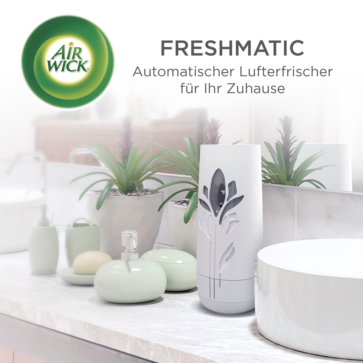 Air Wick Freshmatic Max – Refill Set – Automatic Room Spray – Room Fragrance Day at the Sea – 6 x 250 ml refills - 3234218