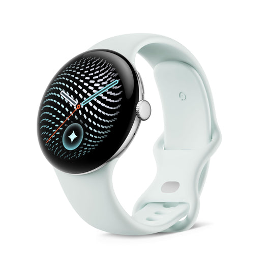 Google Pixel Watch 5 (45 mm) - Smartwatch - Silver Case/Fog Band, Wi-Fi - GA10892-DE