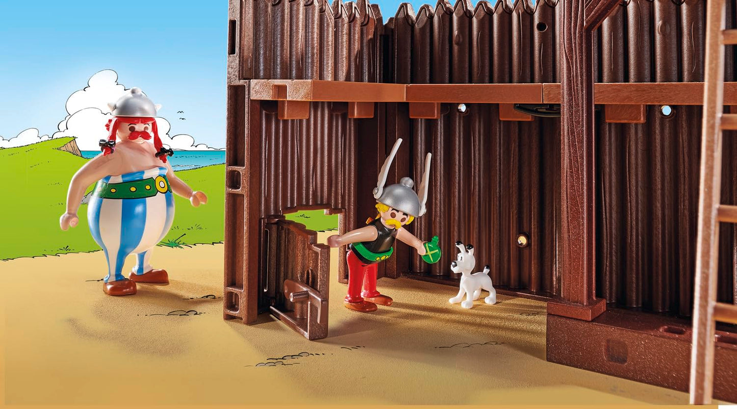 PLAYMOBIL Asterix 71542 Roman camp, exciting conquest of the camp by the Gauls, including a magic potion for more physical strength, detailed toy for children aged 5 and over