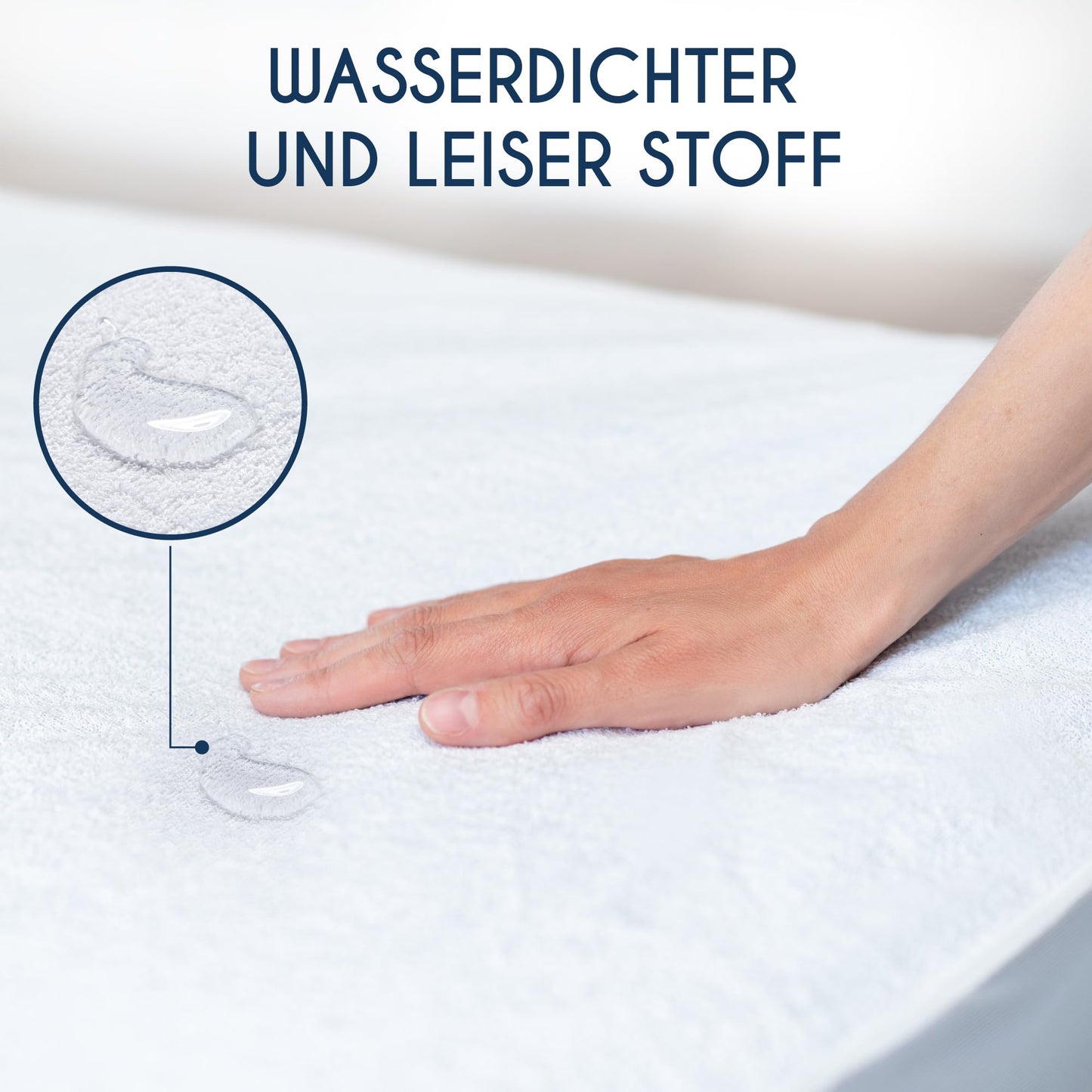 Dreamzie mattress protector 180x200 cm waterproof - mattress protector soft, hypoallergenic and breathable - Oeko-Tex certified - Gmmp-180x200cm30h-k09021452
