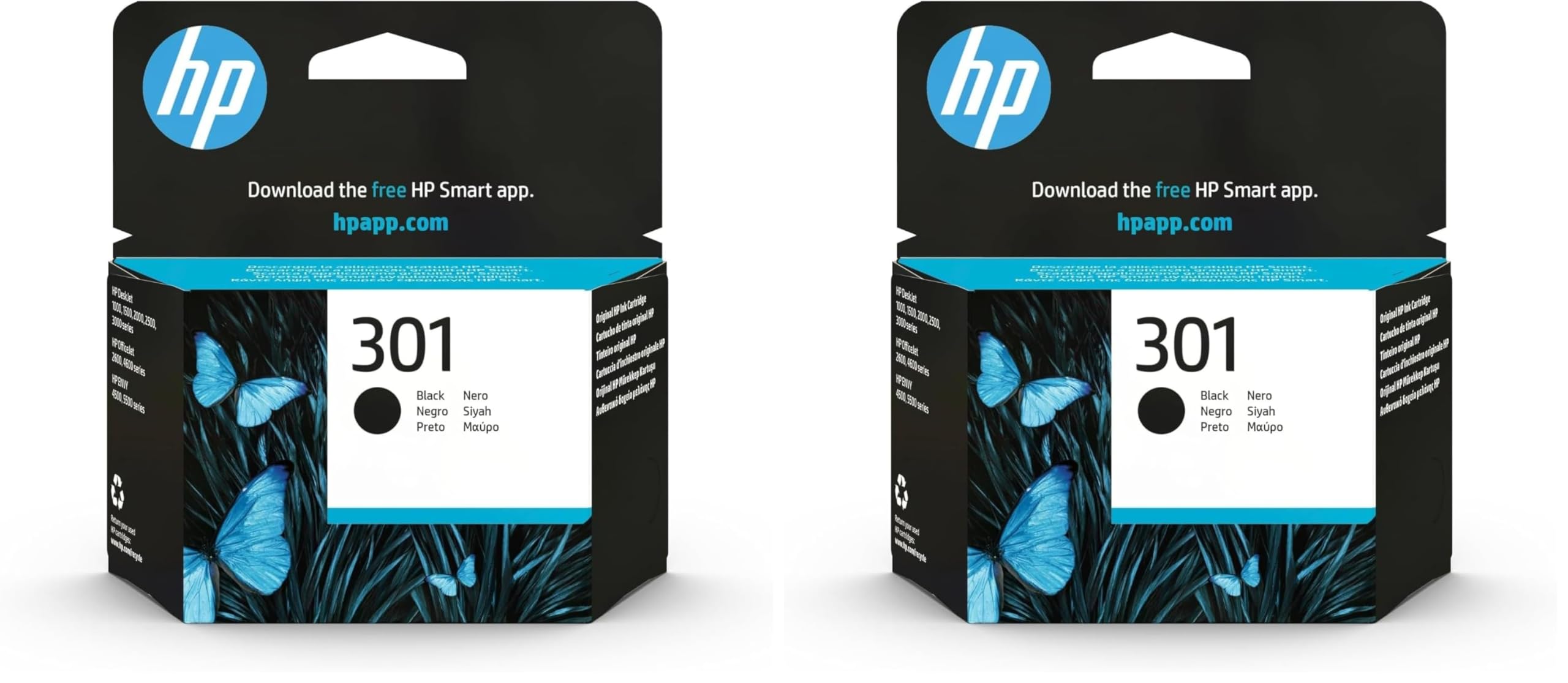 HP 301 Negru