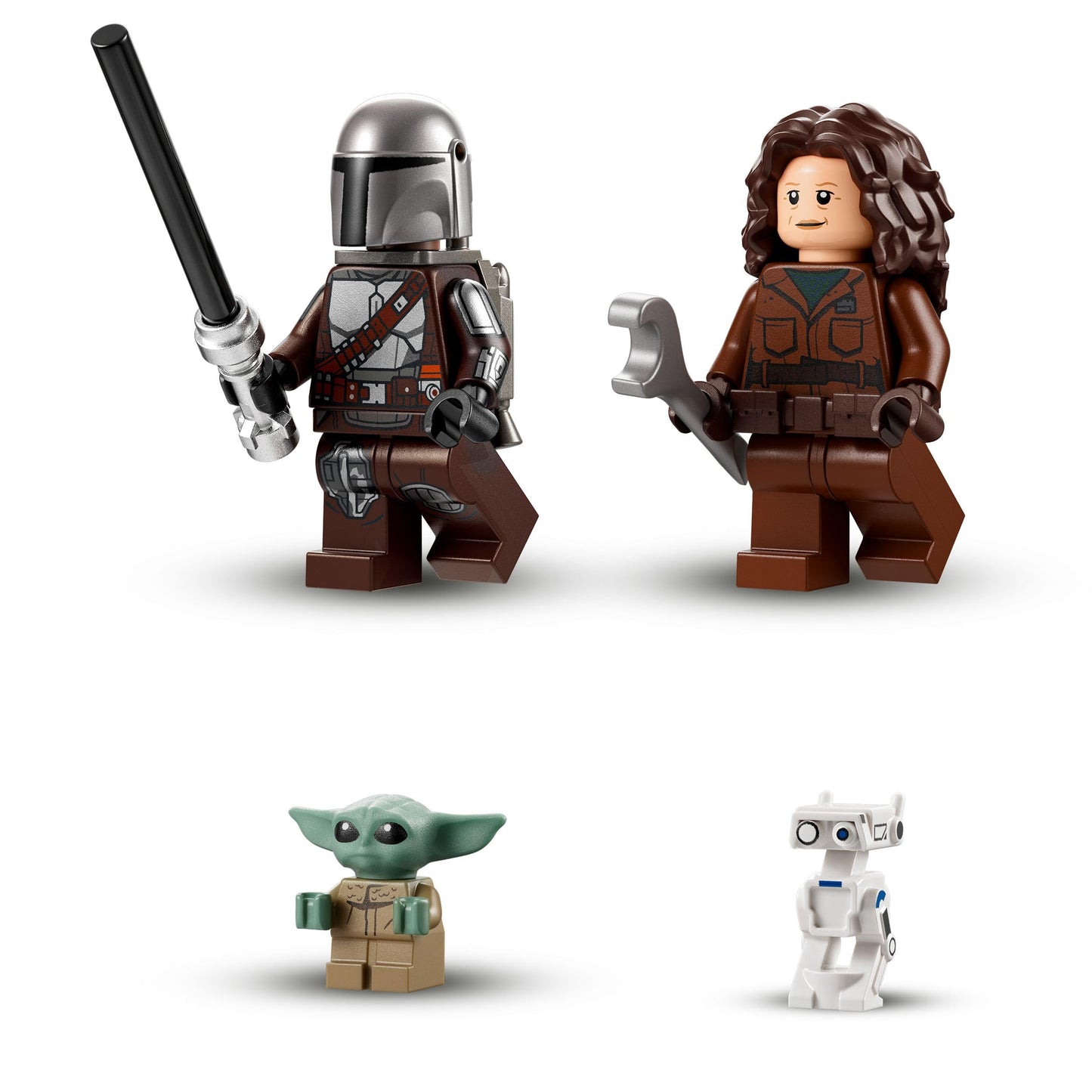 LEGO Star Wars The Mandalorian's N-1 Starfighter from The Book of Boba Fett, spaceship toy to build, set with 4 characters including Baby Yoda figure 75325