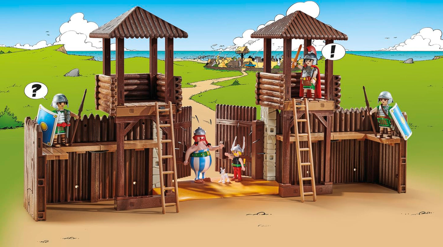 PLAYMOBIL Asterix 71542 Roman camp, exciting conquest of the camp by the Gauls, including a magic potion for more physical strength, detailed toy for children aged 5 and over