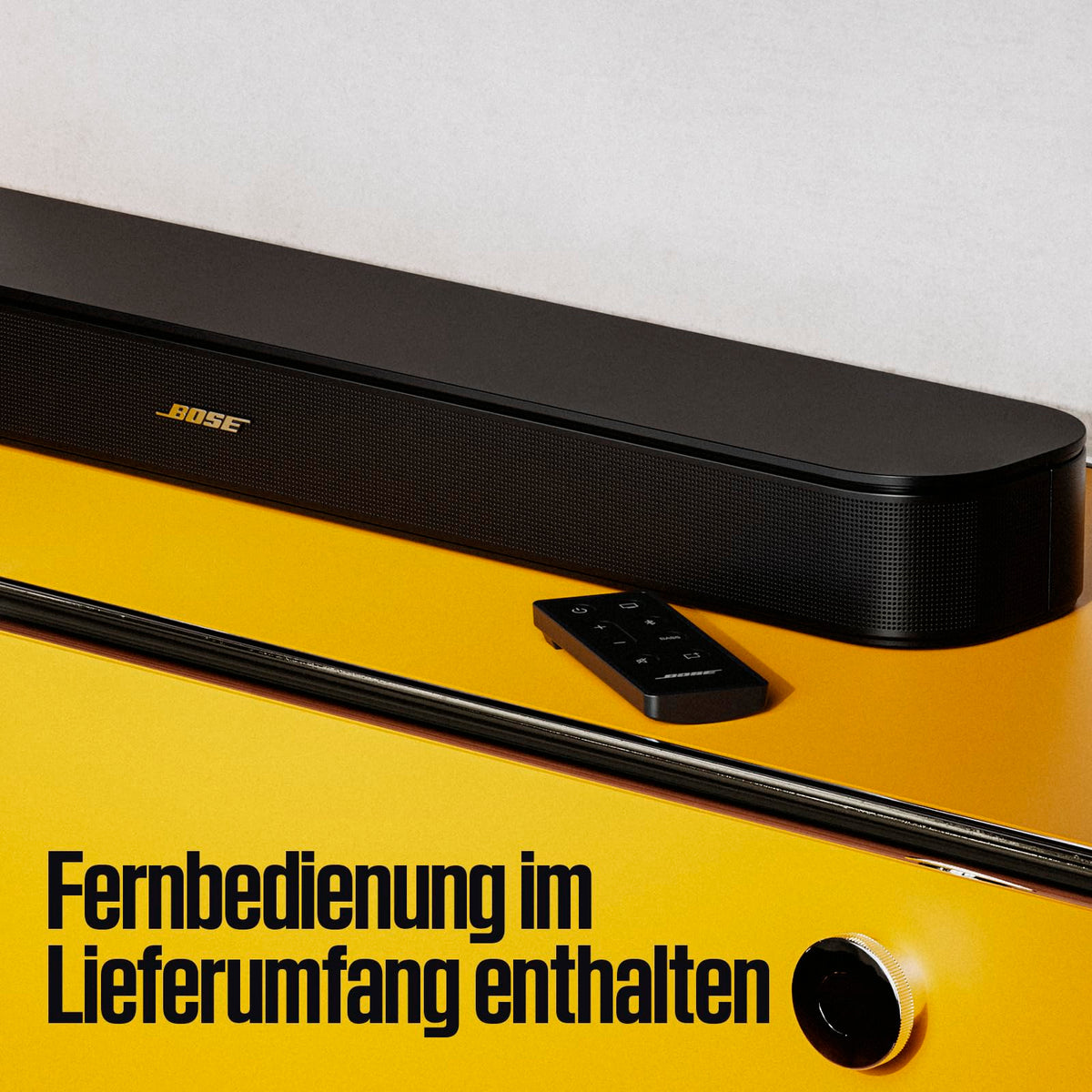 Bose TV Speaker (2nd Gen.) – Compact soundbar with Bluetooth and HDMI-ARC connection, clear dialogues, Dolby Atmos, deep bass, easy setup thanks to the included remote control, black - 901067-2100