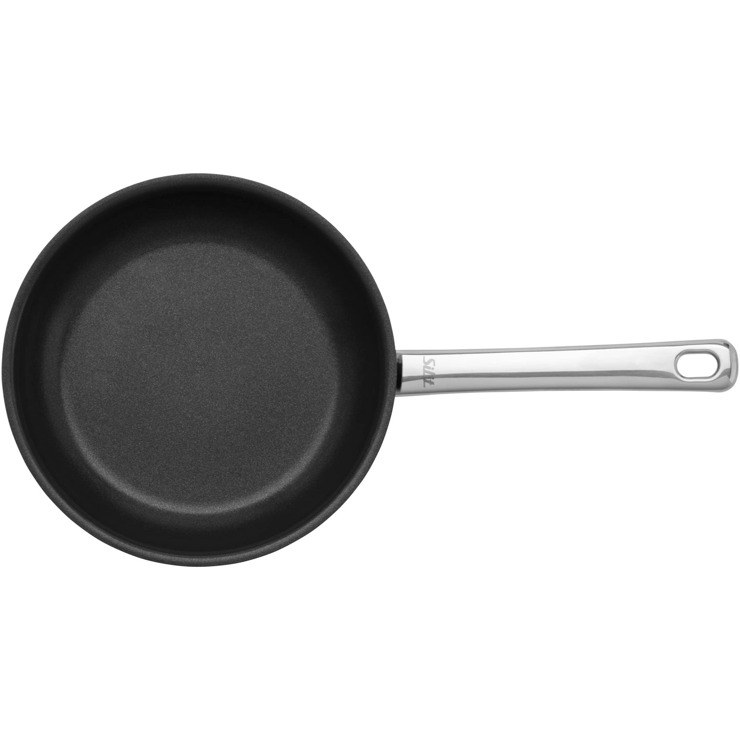 Silit Calabria frying pan 20 cm induction, coated stainless steel pan, long heat retention, non-stick coating, oven safe, suitable for all types of stoves, for gentle frying - 2110301752