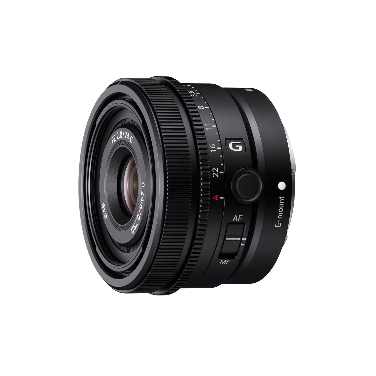 Sony SEL24F28G-FE 24mm F2.8 G Full-Frame Prime Lens, G Series, E Mount, for Photo and Video, Black, 1 Count - SEL24F28G.SYX