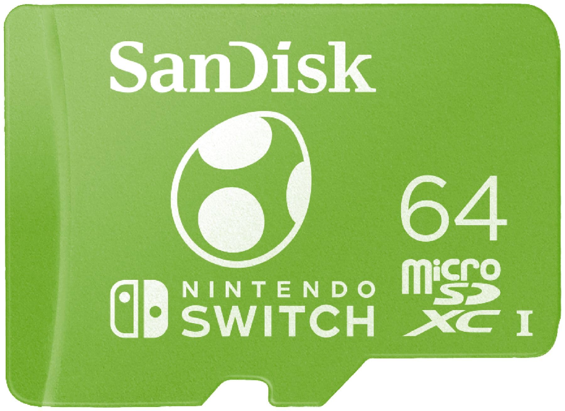 SanDisk Nintendo Switch microSDXC 64GB (SDSQXAO-064G-GN6ZN)
