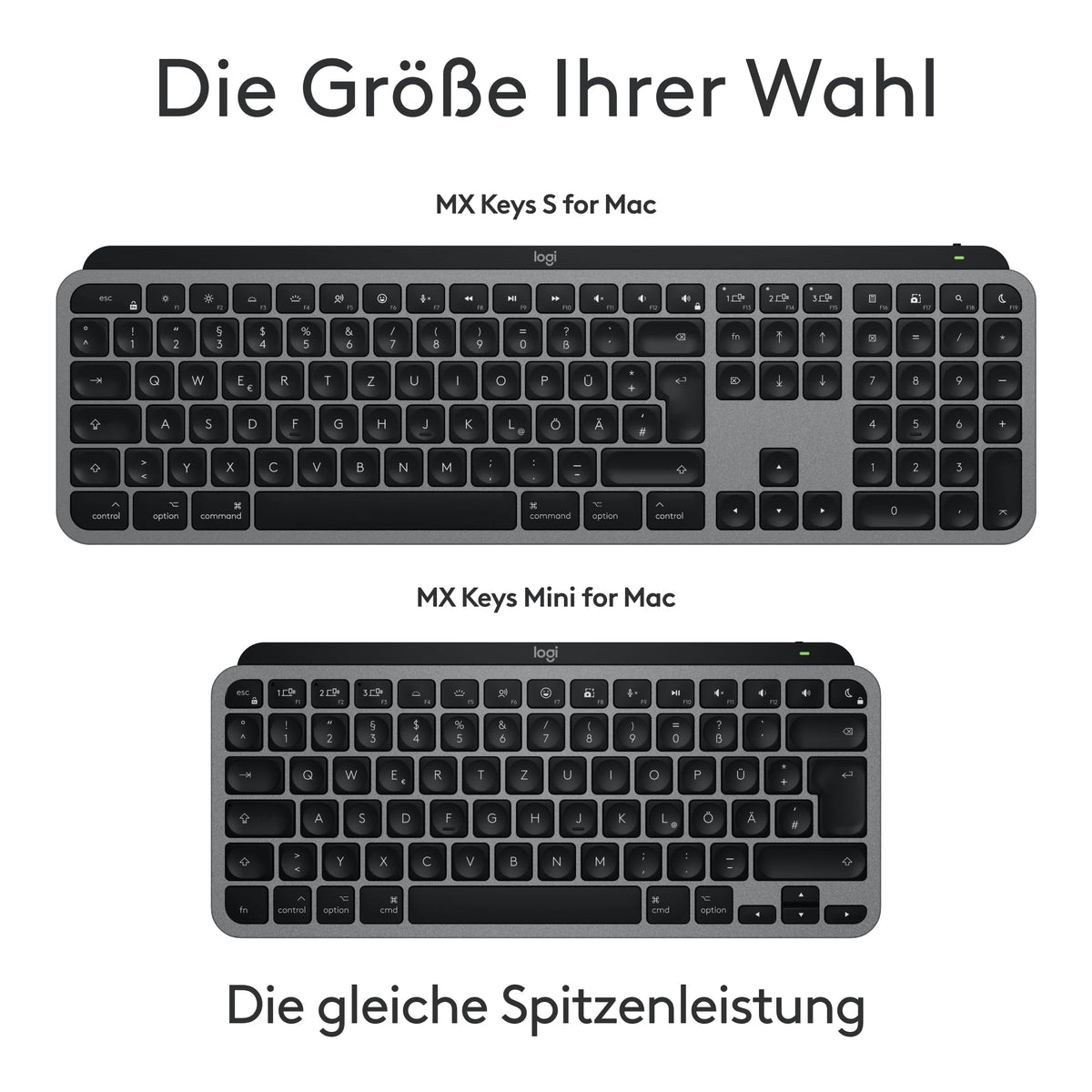 Logitech MX Keys Mini pentru Mac – tastatură wireless minimalistă - 920-012645