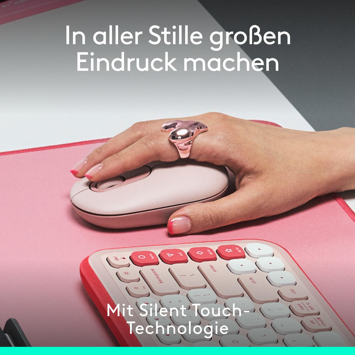 Logitech POP Mouse, mouse Bluetooth compactă și mobilă fără fir - 910-007413