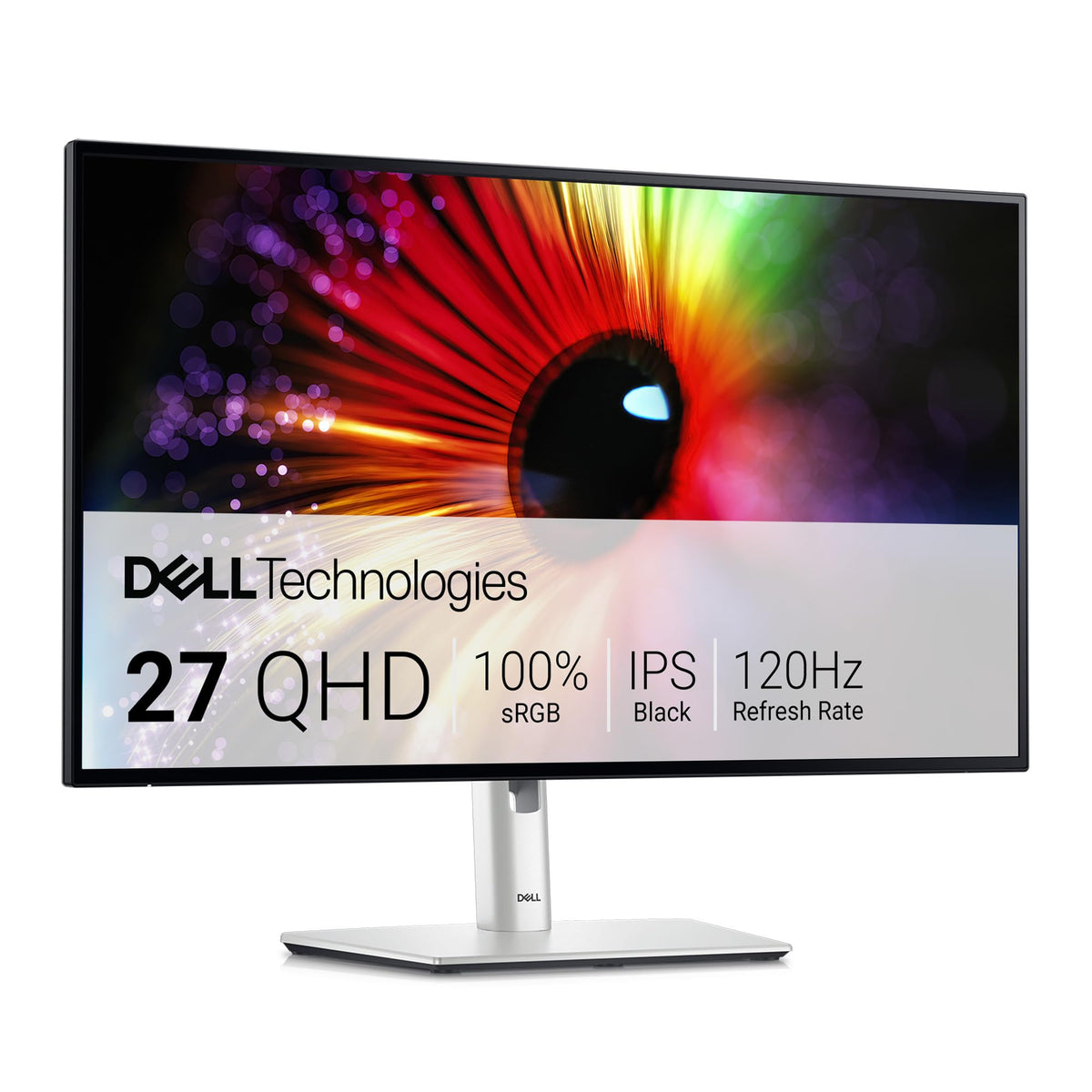 Dell UltraSharp 27 Monitor - U2724D, QHD (2560x1440), 120Hz, IPS Black