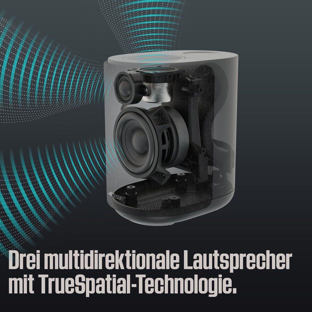 Boxe Bose Lifestyle Ultra, boxă de acasă fără fir cu TrueSpatial‑Audio, CleanBass, AirPlay și Google Cast, Negru - 894001-2100