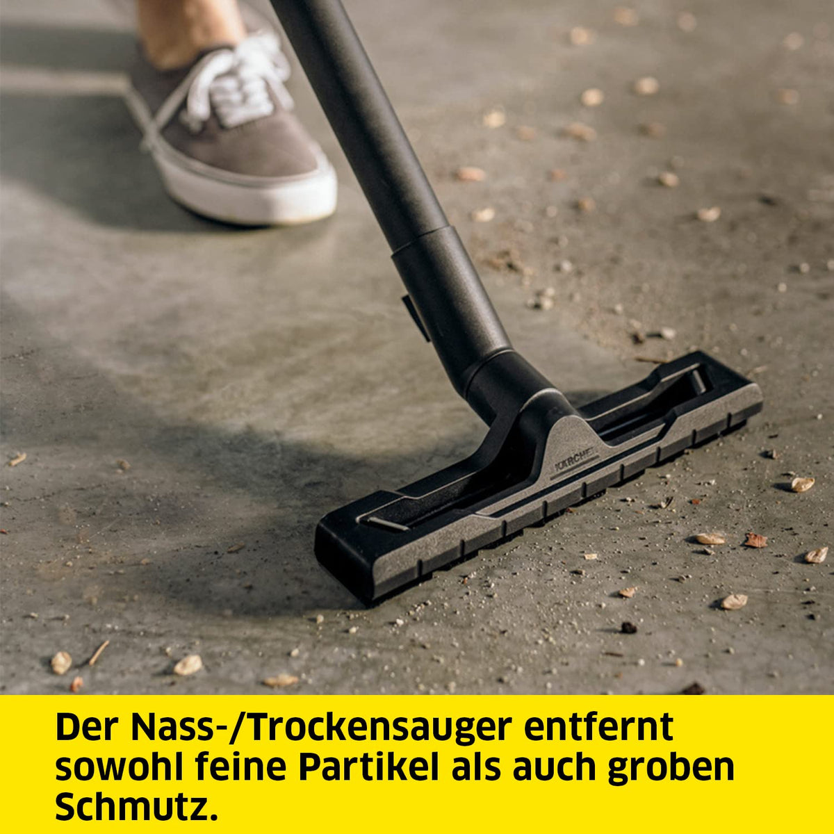 KÄRCHER Wet/Dry Vacuum Cleaner WD 2 Plus V-12/4/18/C, Plastic Container: 12 l - 1.628-009.0
