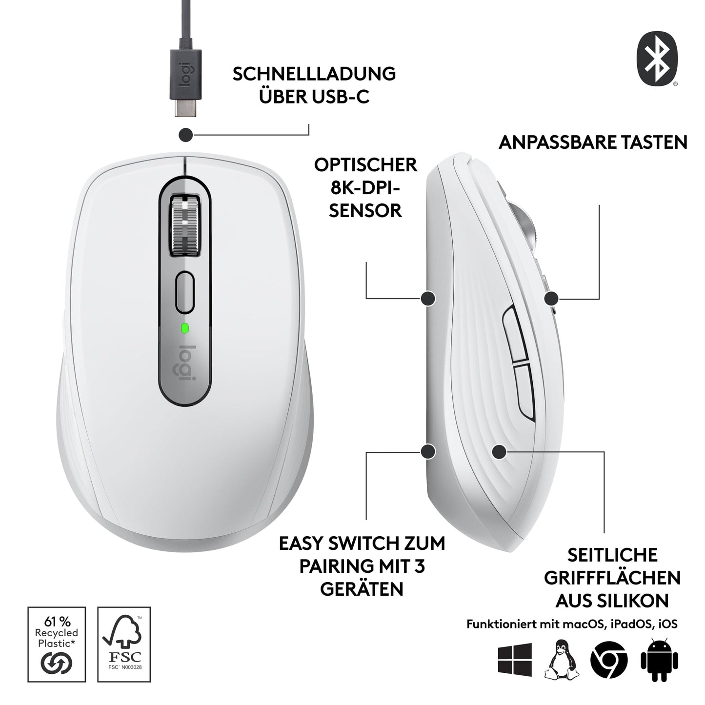 Logitech MX Anywhere 3S Graphite (910-006930)