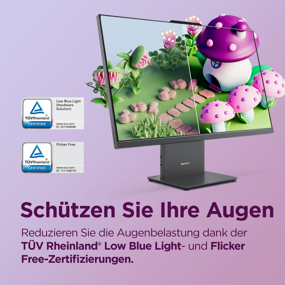 Lenovo IdeaCentre All-In-One | 27" FHD Display | Ryzen 7 250 | 16GB | 1TB - F0JE0029GE