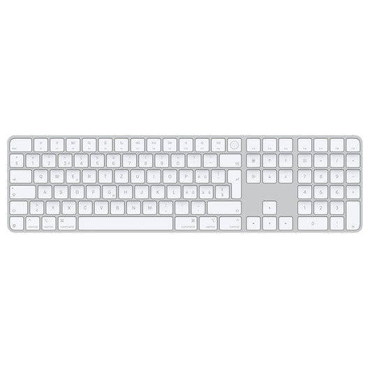 Apple Magic Keyboard with Touch ID and numeric keypad for Mac models with Apple Chip - Switzerland - White keys  - MXK73SM/A