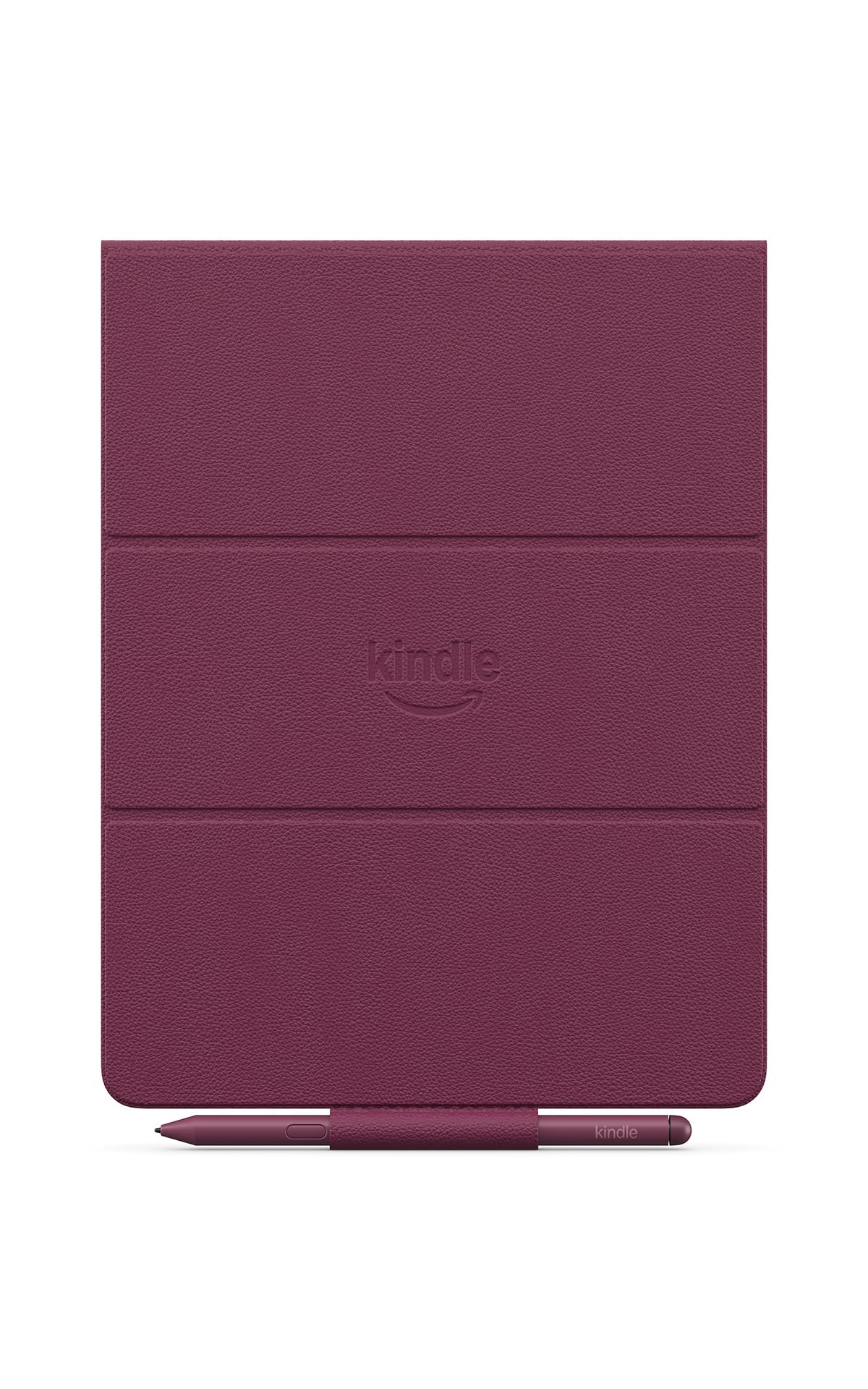 New Amazon Kindle Scribe Flip Case with Magnetic Attachment, Practical Protective Cover - Premium Leather - 53-101862