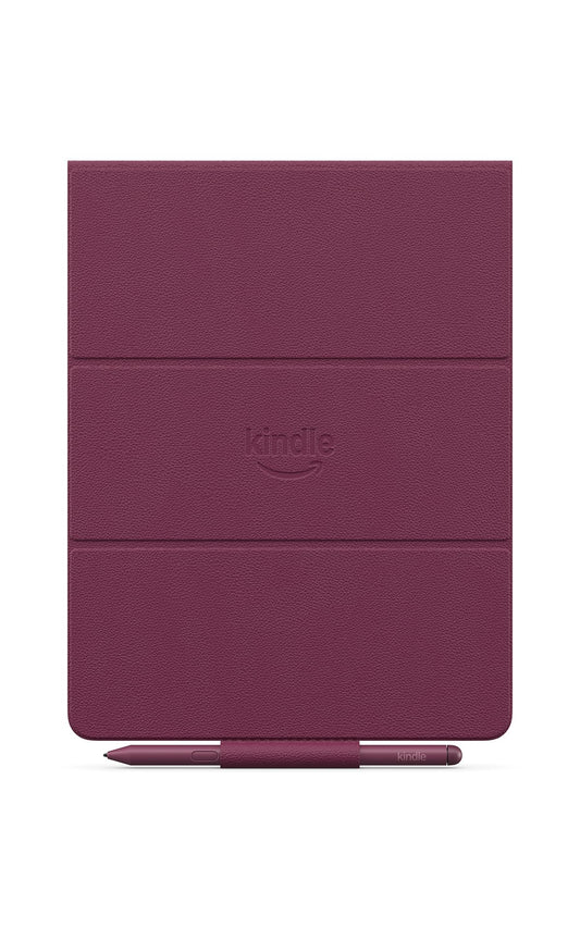 New Amazon Kindle Scribe Flip Case with Magnetic Attachment, Practical Protective Cover - Premium Leather - 53-101862