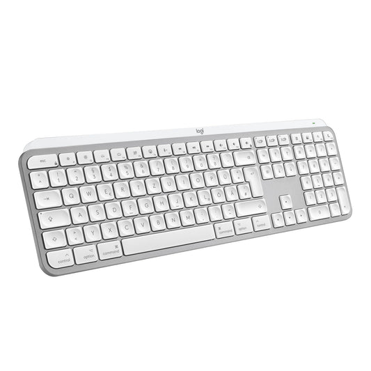 Logitech MX Keys S for Mac, wireless keyboard, fluid (Light Gray) - 920-011624