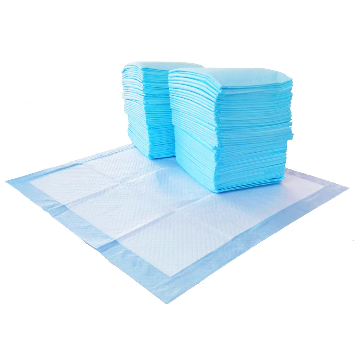 Amazon Basics Păturile pentru căței, Mată pentru urinare pentru câini, 5 straturi, 150 bucăți, Albastru - TRP150RS