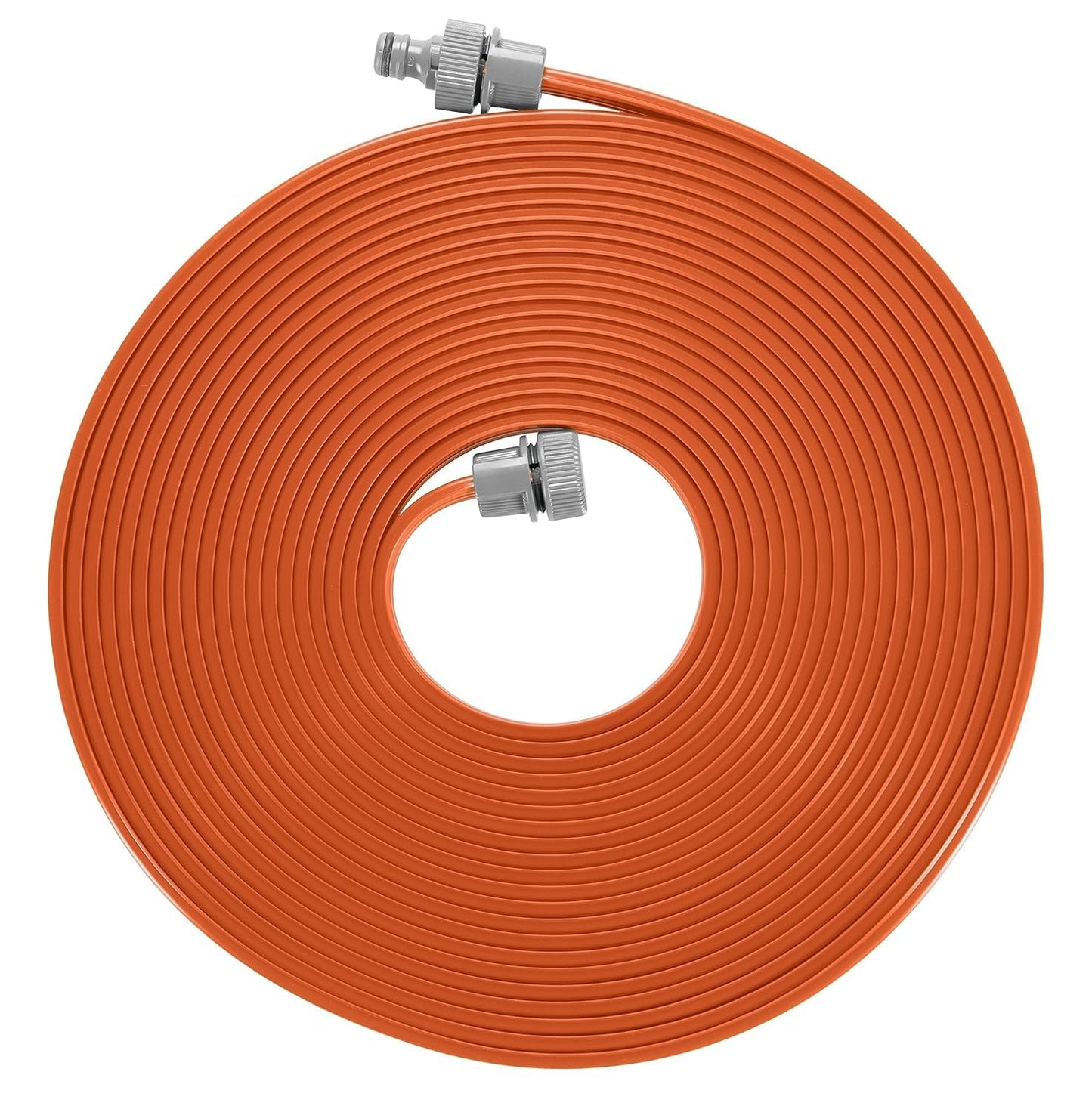 Gardena hose sprinkler: spray sprinkler for narrow beds and zones, plant-friendly fine spray mist, suitable for many connections, length adjustment possible, 15m, orange (996-20), standard - 0996-20