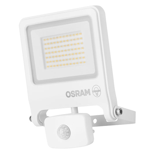 Osram ENDURA FLOOD PC LED Floodlight 50W 3000K Sensor White - 4099854487309