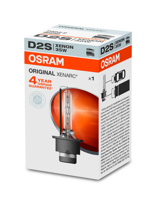 Osram XENARC ORIGINAL, D2S, xenon headlight lamp, 66240, cardboard folding box (1 lamp)