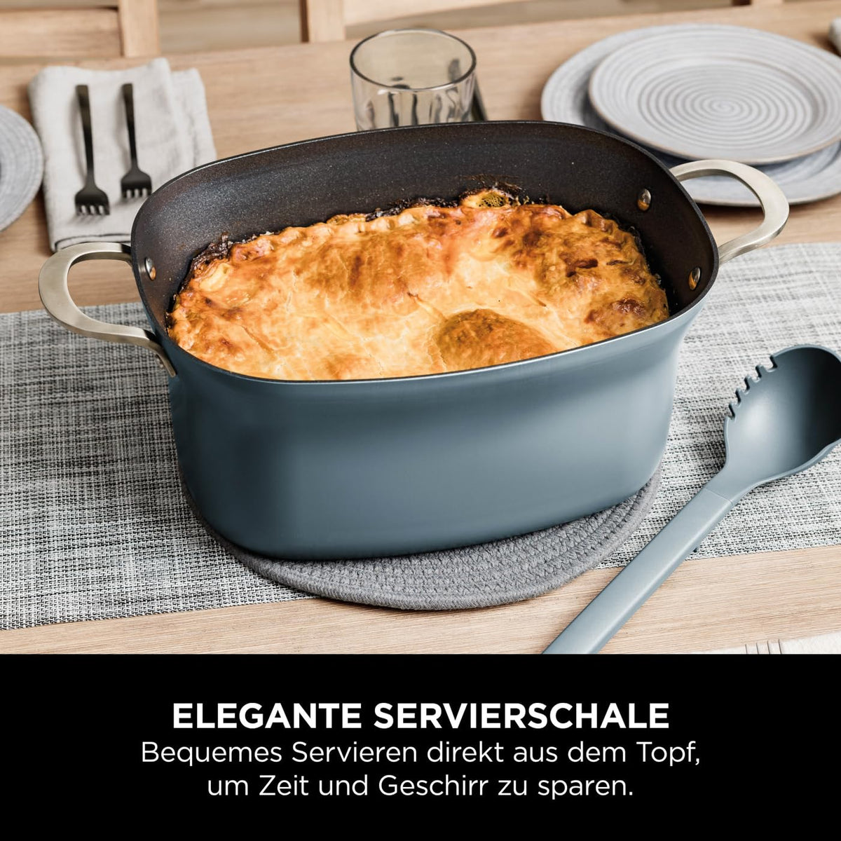 Ninja Foodi PossibleCooker (8 l), MC1001EU, 8 porții, gri sare de mare