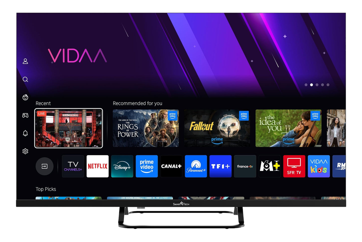 Smart Tech 32HV02V TV 32 inch Smart TV VIDAA - TV with HD resolution and triple tuner, LED TV (2026) - 32hv02v