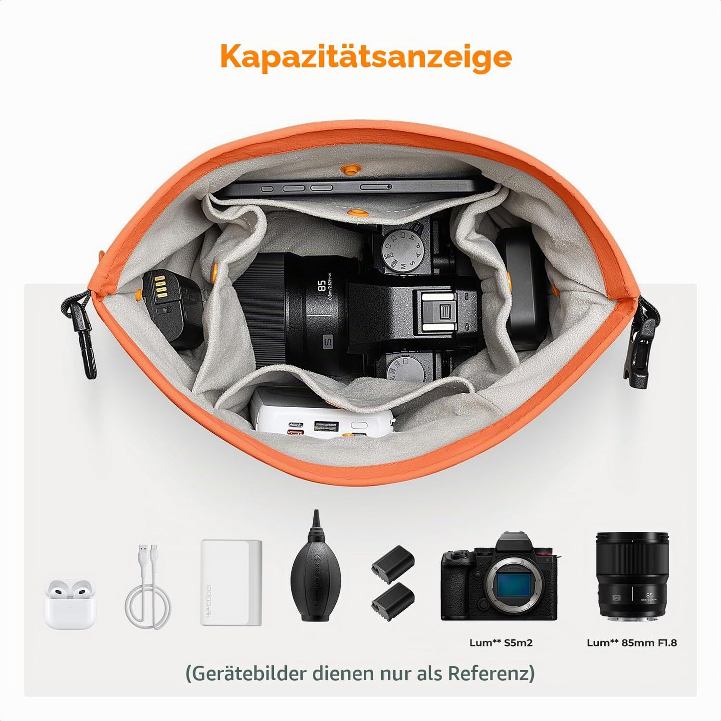 K&F CONCEPT Camera Bag, Portable Lightweight Camera Bag - KF13.168