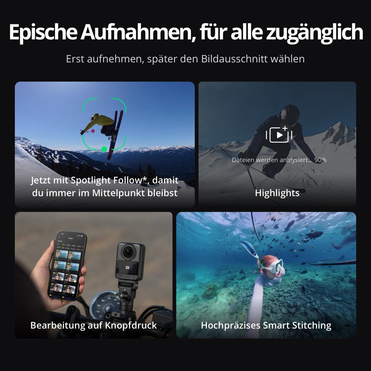 DJI Osmo 360 II Get Set Combo, 8K-360°-Camera - 6937224157729