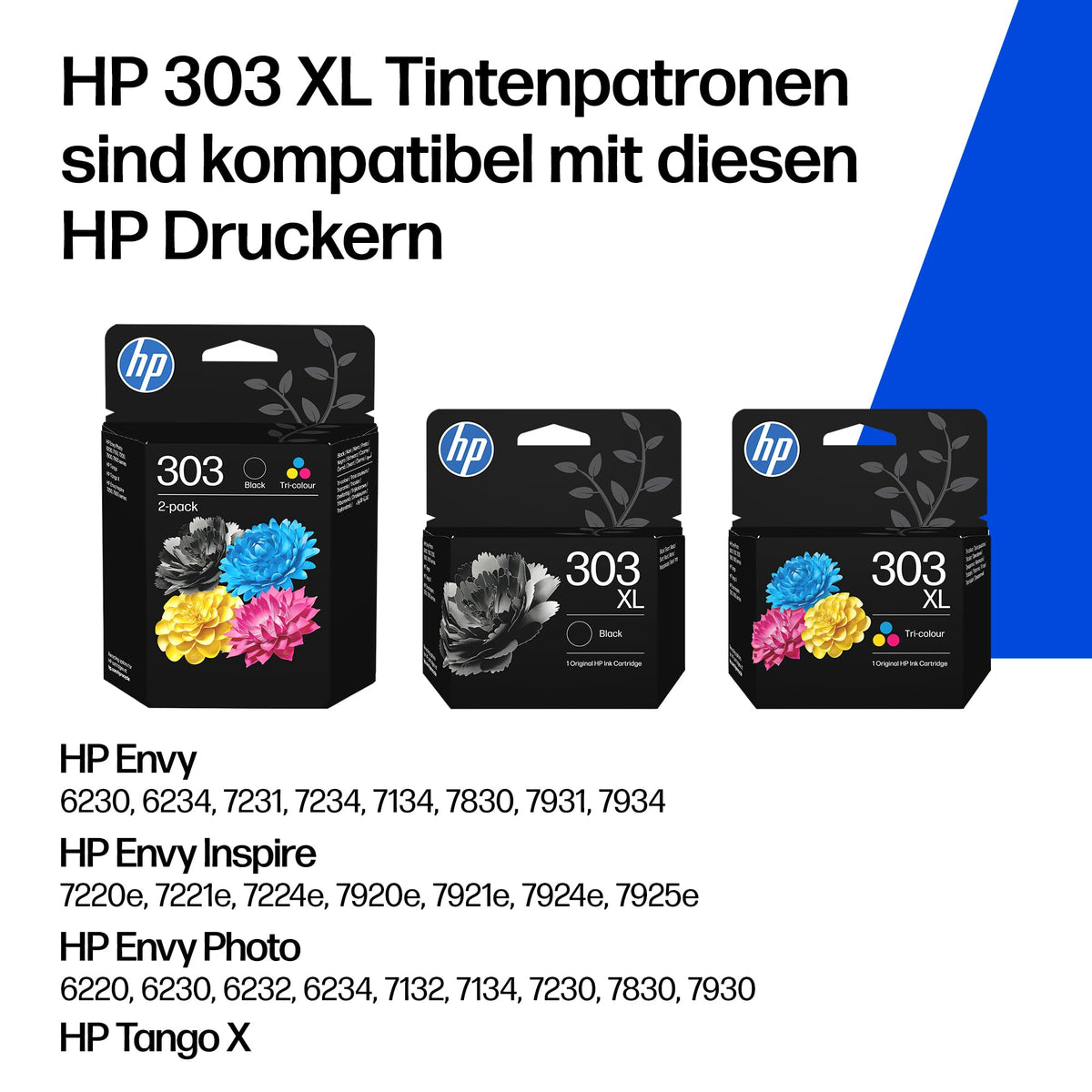 HP 303XL Negru Cartuș de imprimantă original, capacitate mare - T6N04AE#LS1