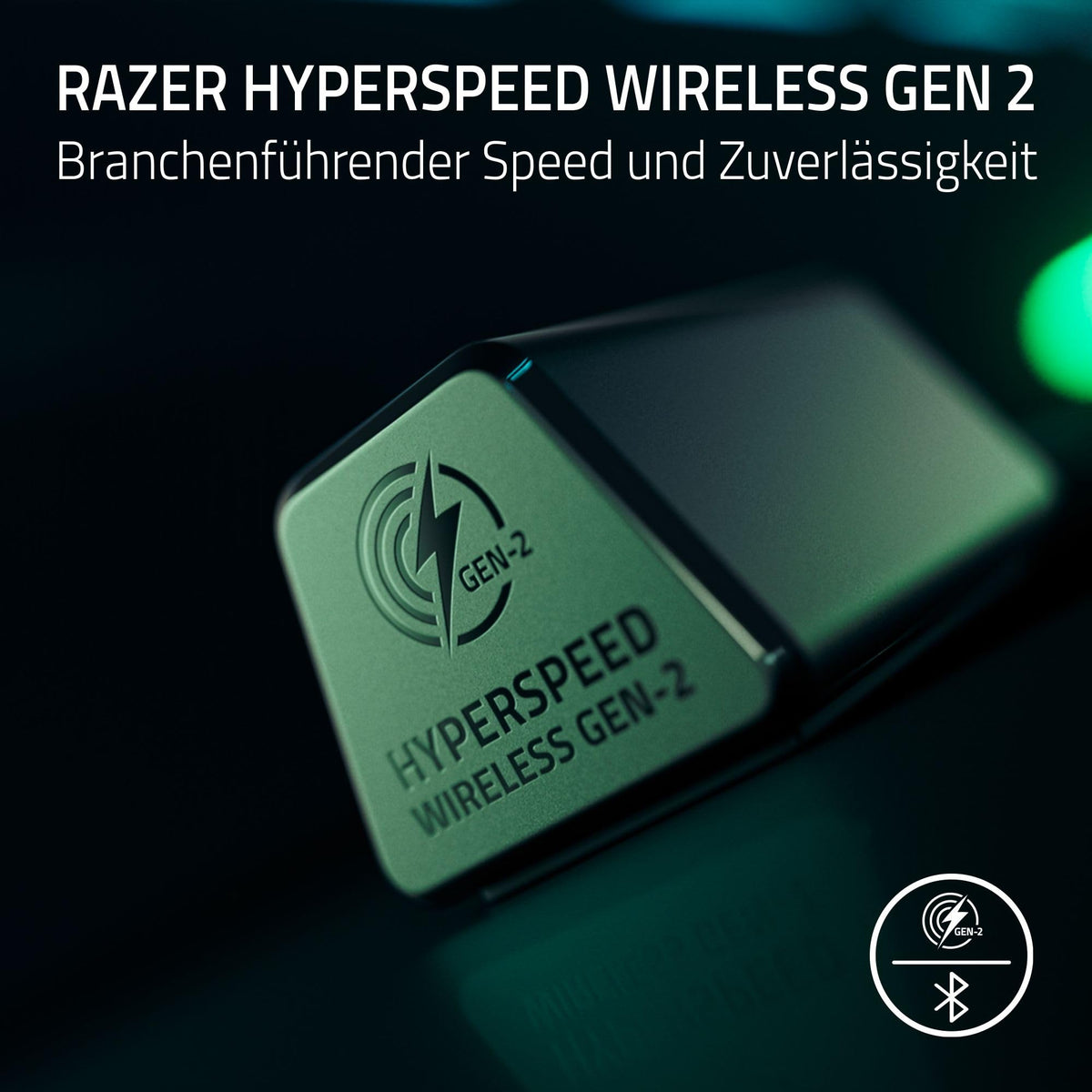 Razer BlackShark V3 - Căști wireless E-Sports - Driver Triforce de 50 mm - Microfon de bandă largă detașabil - THX Spatial Audio - Wireless 2,4 Ghz și Bluetooth - Profiluri FPS - PC/Mac | Alb - RZ04-05410400-R3M1