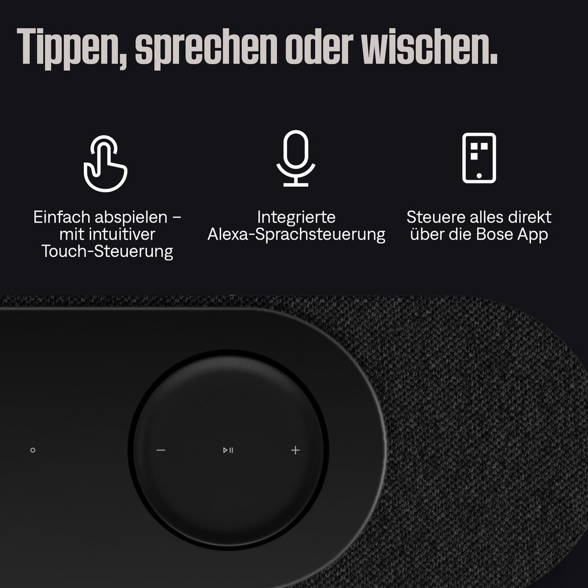 Bose Lifestyle Ultra Soundbar, Soundbar pentru TV cu Dolby Atmos, soundbar wireless pentru acasă cu sunet surround, alb fumuriu - 892930-2200
